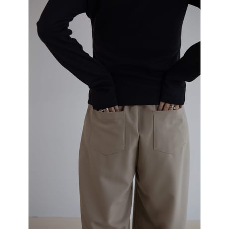 《予約販売》deep tuck pants/2colors_np0963