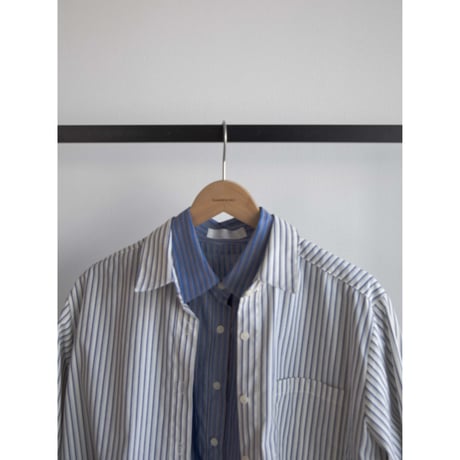 《予約販売》double stripe soft shirt/2colors_nb0231