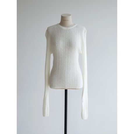 《予約販売》lady lib sheer knit/2colors_nt2418
