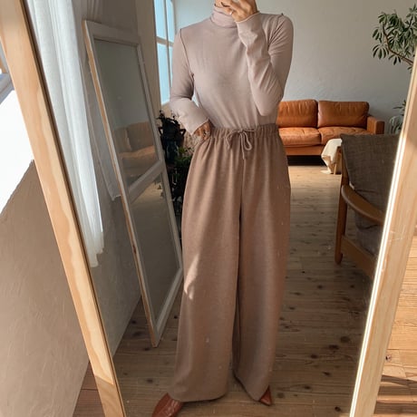 《予約販売》knit easy pants/2colors_np0295