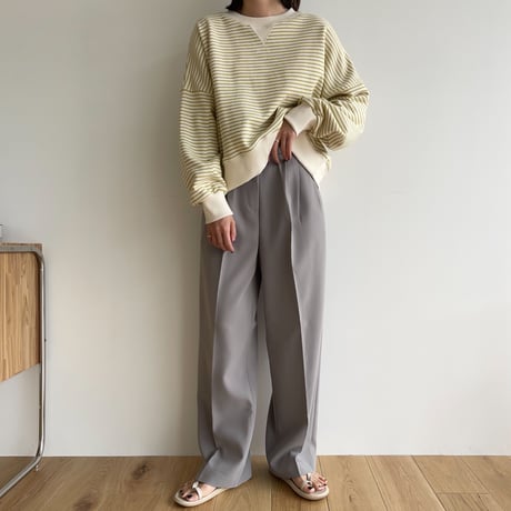 《予約販売》border croped mtm/2colors_nt1323