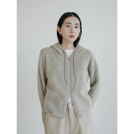 《予約販売》2way zip knit parker/2colors_nt2451