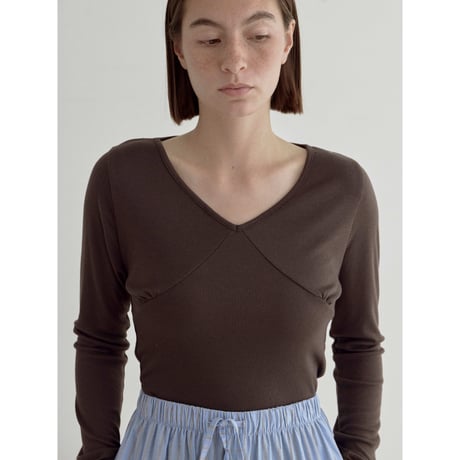 《予約販売》accent décolleté lib tops/3colors_nt2541