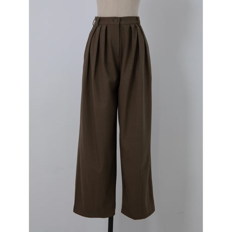 【NOKCHA original】s/s tuck oval pants/2colors_np1076
