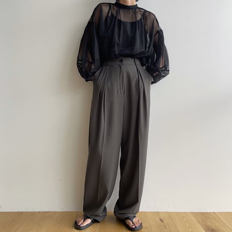 《予約販売》2set sheer blouse/2colors_nb0189