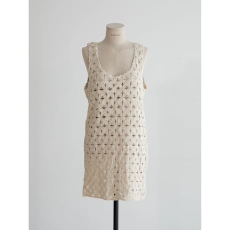 《予約販売》crochet knit midi tops/2colors_nt2329