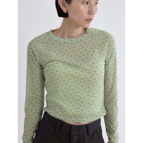 《予約販売》floral raglan tops/2colors_nt2525
