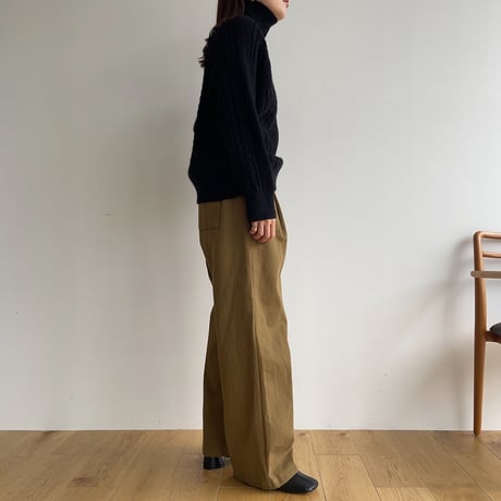 《予約販売》cable simply knit/3colors_nt1551