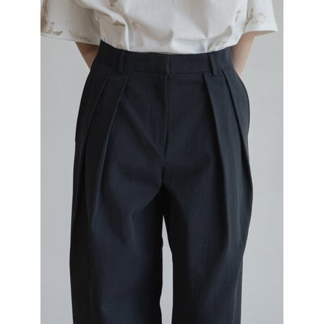 《予約販売》two tuck accent twill pants/2colors_np1127