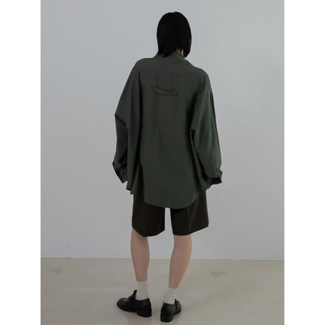 - AUTHENTIC series - emblem shirt/deep green_an0026