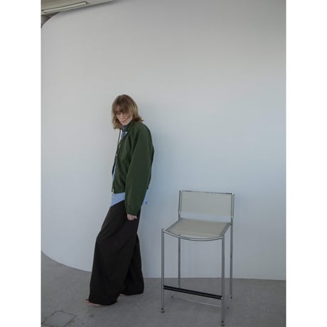 - AUTHENTIC series - neck string jumper/green_an0032