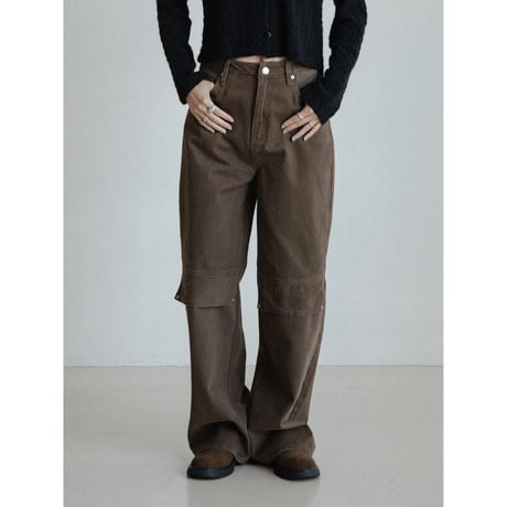 パンツ NOKCHA belt set punching jeans_nj0141 予約販売》belt set