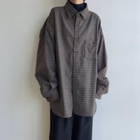 《予約販売》check over mannish shirt/2colors(unisex)_nb0208