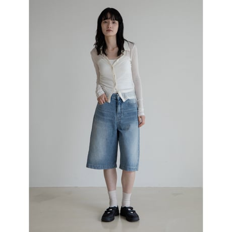 《予約販売》shirt like sheer tops/2colors_nt2259
