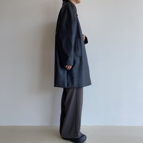 《予約販売》raglan eco leather jacket/2colors_no0361