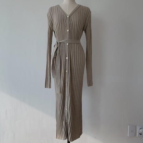 ✳︎予約販売✳︎lady knit long cardigan/2colors_nd0040