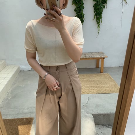 ✳︎予約販売✳︎boat neck knit/2colors_nt0023