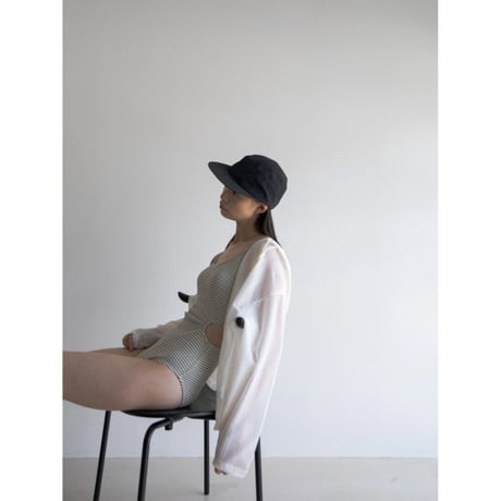 《予約販売》border lady swim wear/2colors_nw0001