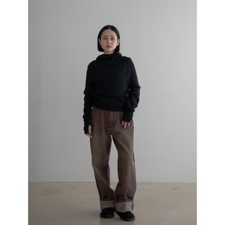 《予約販売》hoodie knit tops/2colors_nt2157