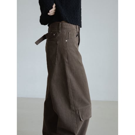 《予約販売》knee accent twill pants/2colors_np1160