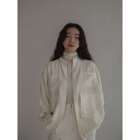 【nokcha original】pocket light shirt outer/2colors_nb0223