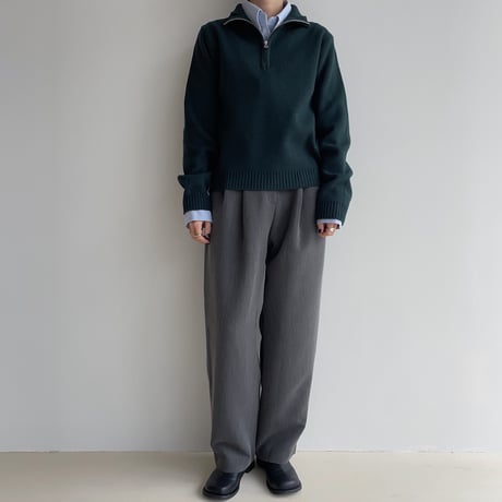 《予約販売》zip up simply knit/2colors_nt1928