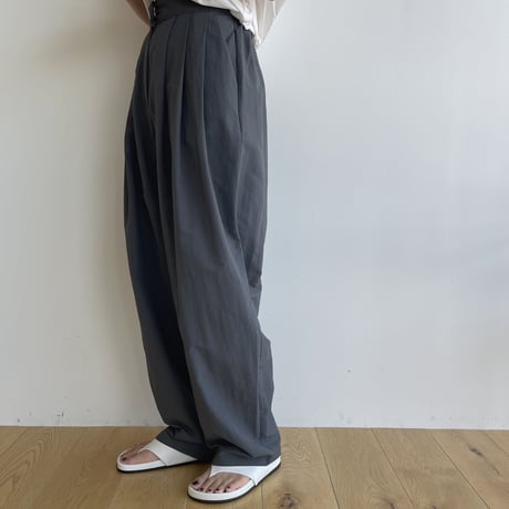 《予約販売》washer tuck oval long pants/2colors_np0840