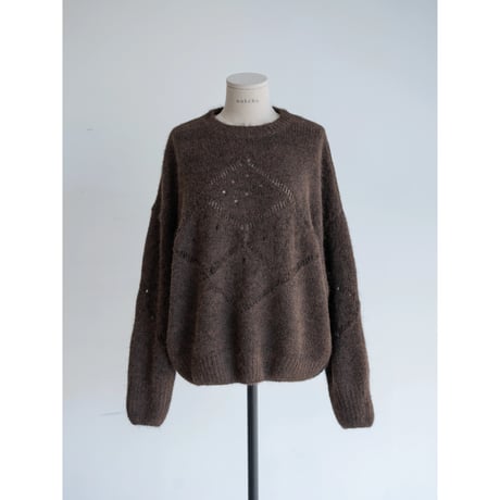 《予約販売》accent mohair knit pullover/2colors_nt2461