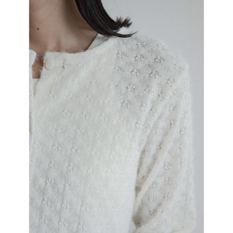 《予約販売》jacquard pattern knit cardigan/2colors_nt2399