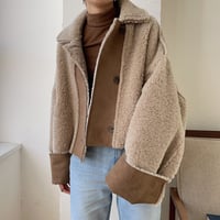 【nokcha original】reversible eco mustang jacket_no0127