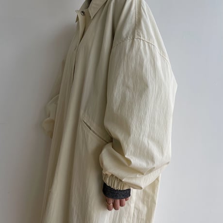 【nokcha original】s/s long coach jacket/ivory_no0285