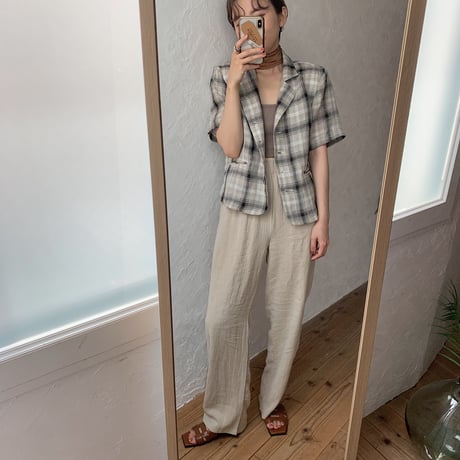 《予約販売》s/s check jacket/2colors_no0089