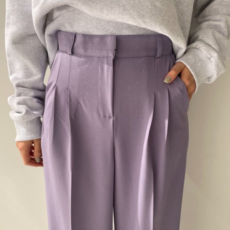 《予約販売》s/s two tuck wide pants/2colors_np0357