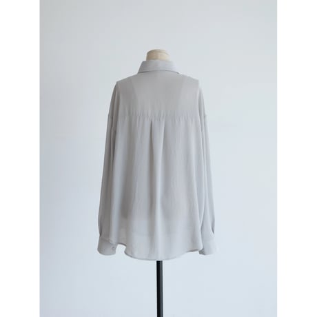 《予約販売》sheer loose ennui shirt/2colors_nb0371