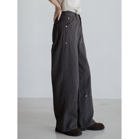 《予約販売》rivet accent pants/2colors_np1148
