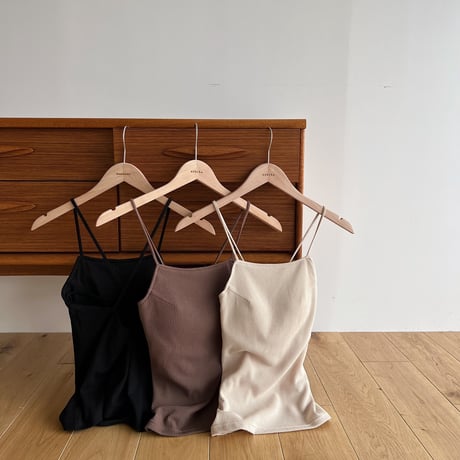 【nokcha original】nuance bra camisole/black_nt1407
