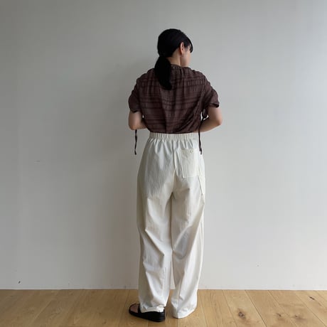 【nokcha original】string washer oval pants/2colors_np0827