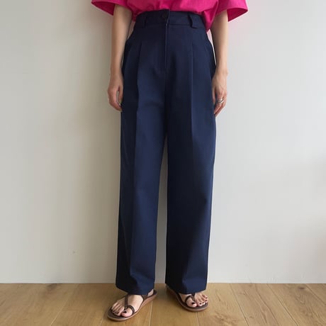 【nokcha original】“nc” chino pants/navy_np0612