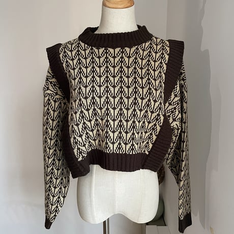 【nokcha original】vintage like minimal knit_nt0778