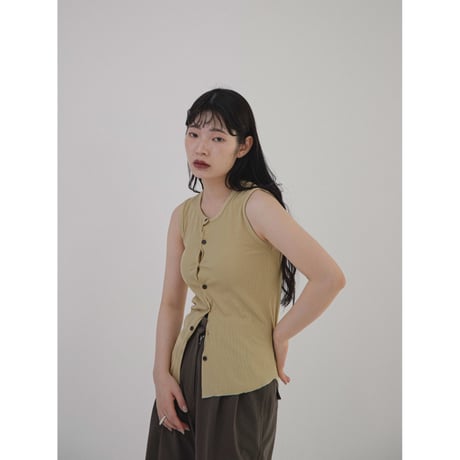 【NOKCHA original】accent botan tanktop/3colors_nt2058