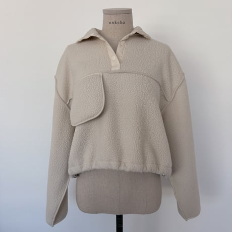 【nokcha original】mannish minimal fleece/2colors_no0330