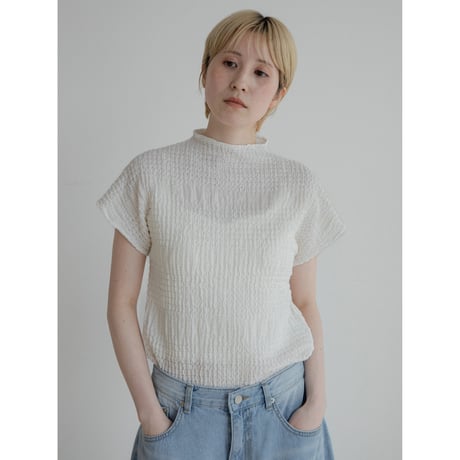 《予約販売》jacquard minimal tops/2colors_nt2294