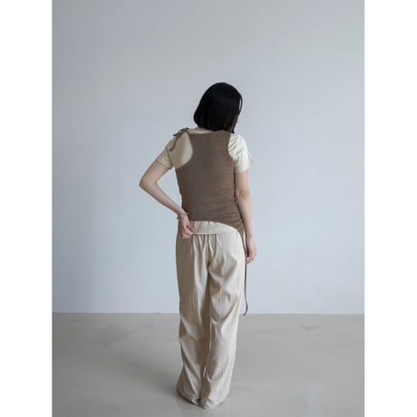 《予約販売》tuck summer light pants/2colors_np1023