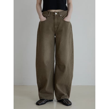 《予約販売》vintage like cocoon jeans/2colors_nj0139