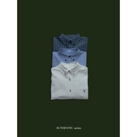 - AUTHENTIC series - button down mannish stripe shirt/2colors_an0021