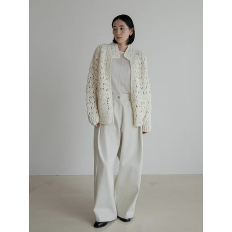 《予約販売》twill oval mannish pants/2colors_np1080