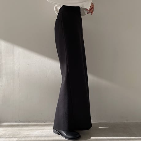 《予約販売》material warm long skirt/2colors_ns0087