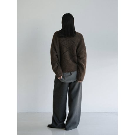 《予約販売》accent mohair knit pullover/2colors_nt2461