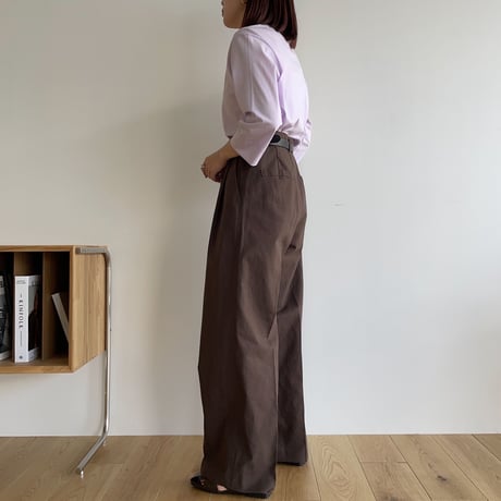 《予約販売》natural linen long pants/2colors_np0585