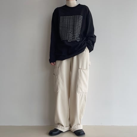 《予約販売》accent lettering tee/3colors_nt1948
